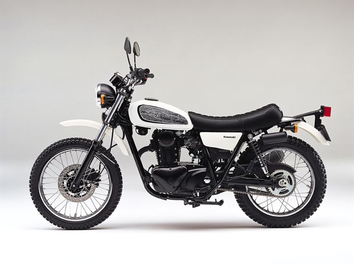 Kawasaki 250TR純正 ホワイトタンク