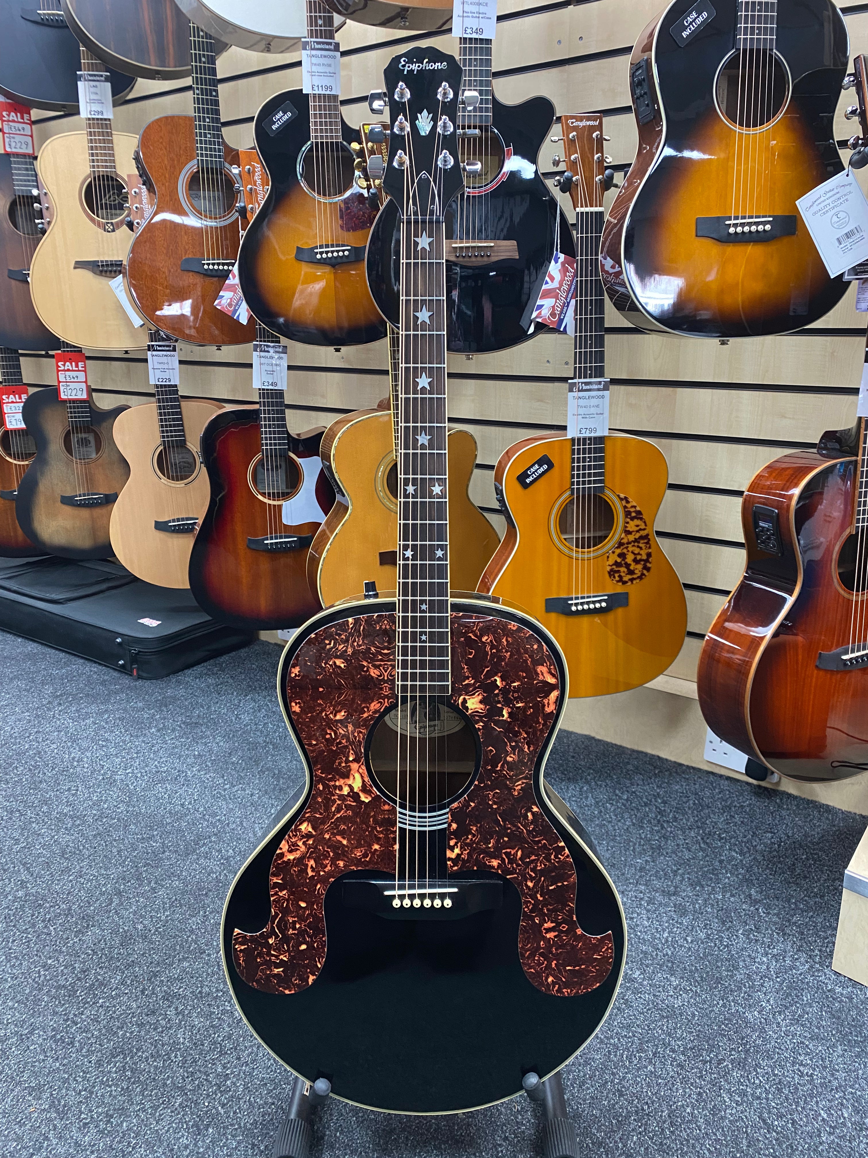 Epiphone SQ 180/BK アコースティックギター Epiphone SQ 180/BK