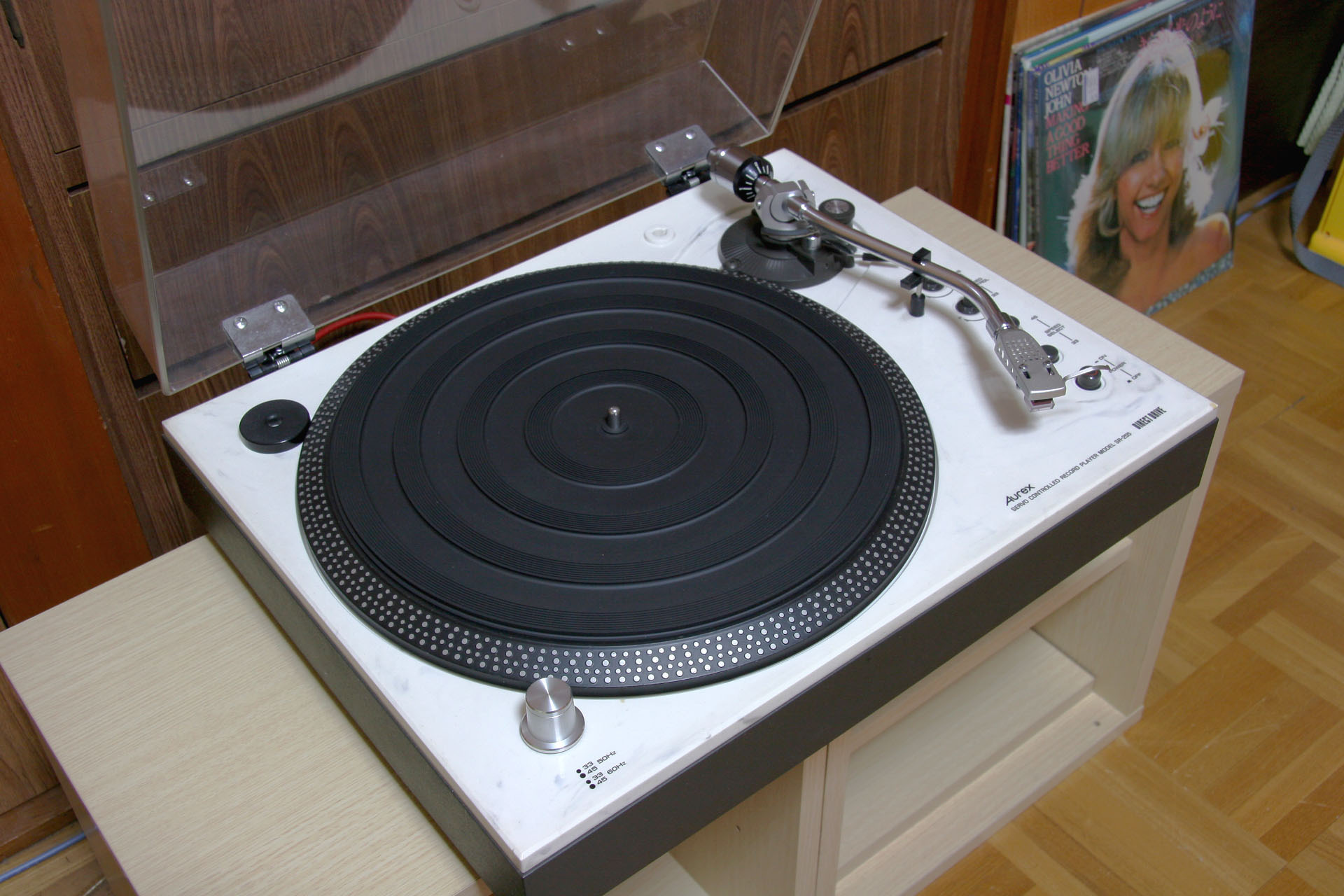 No.405 □カートリッジ ○レコードプレーヤー ○Aurex 403S ジャンク