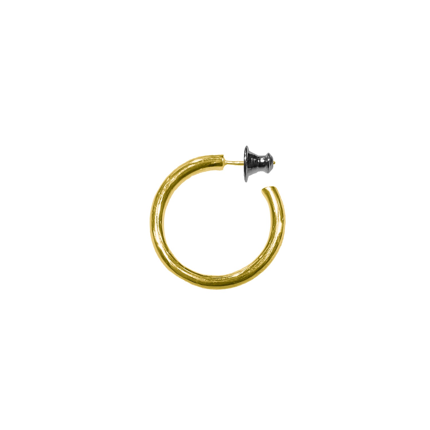 MUZE -【CIRCLE EARRINGS(GOLD)】ミューズ ロゴ ピアス サークル SV925