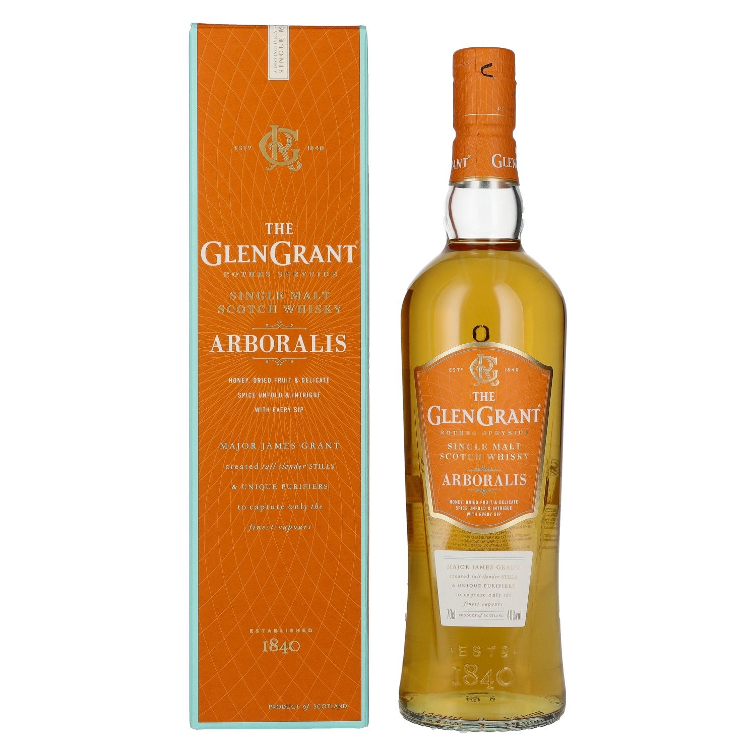 4% Off! Buy Glen Grant ARBORALIS Single Malt Scotch Whisky 40% Vol