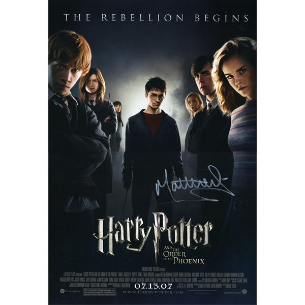 ハリーポッターと不死鳥の騎士団 ネビル・ロングボトム 直筆サイン入り