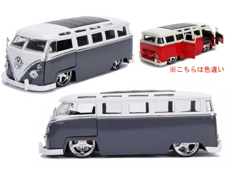 JADATOYS 1/24 1962 Volkswagen、VW BUS フォルクスワーゲン ワーゲン