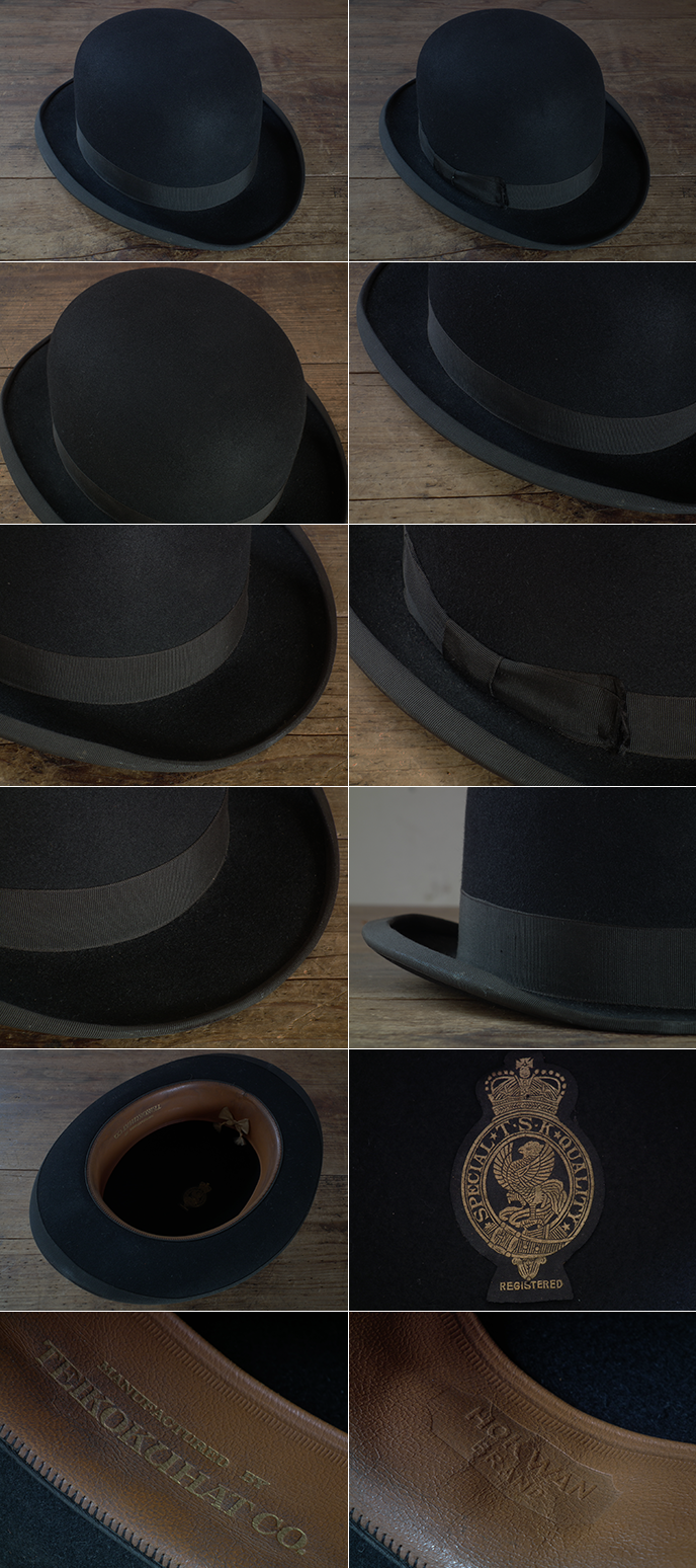 G03652 帝国ハット HOKWAN BRAND ボーラーハット 山高帽 | MANSIKKA