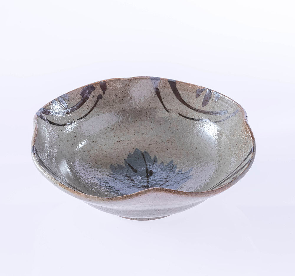 QOT × 小山路窯【佐賀県武雄産 武雄焼】和紙染盛器[江口勝美] – 特産品