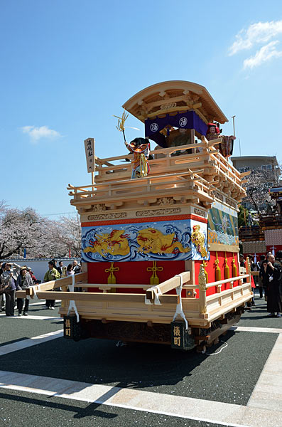 ユネスコ無形文化遺産登録岐阜県大垣市の大垣まつりの山車のミニチュア1/20