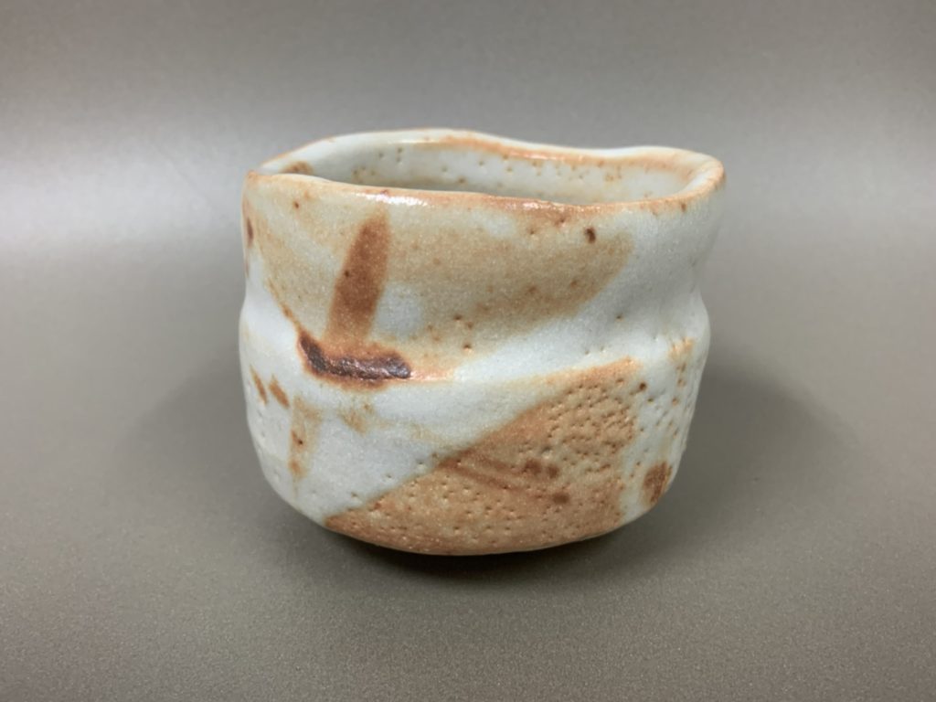 陶芸家 若尾利貞 志野 茶碗 志埜茶盌 志野焼 美濃焼 共箱