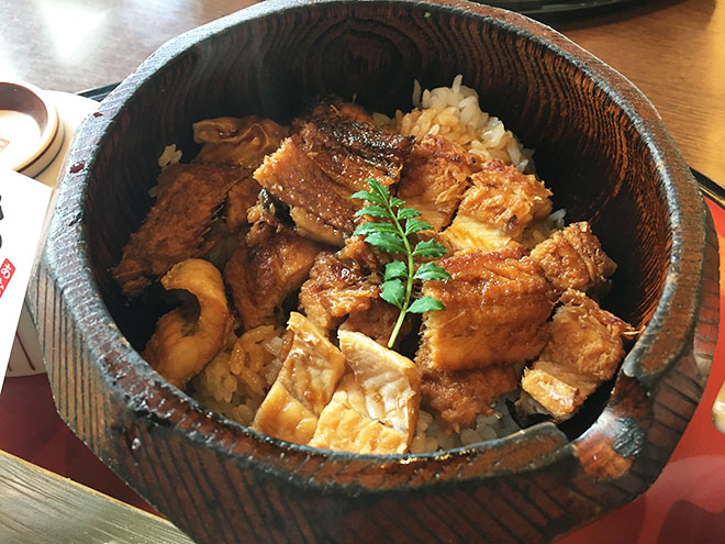 松島の眺望を楽しみながら食べる穴子ひつまぶし ～松島 田里津庵