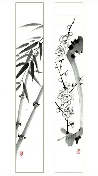 1月阿南教室の予定: ーモノクロの芸術水墨画ー京都で水墨画を学んでみ