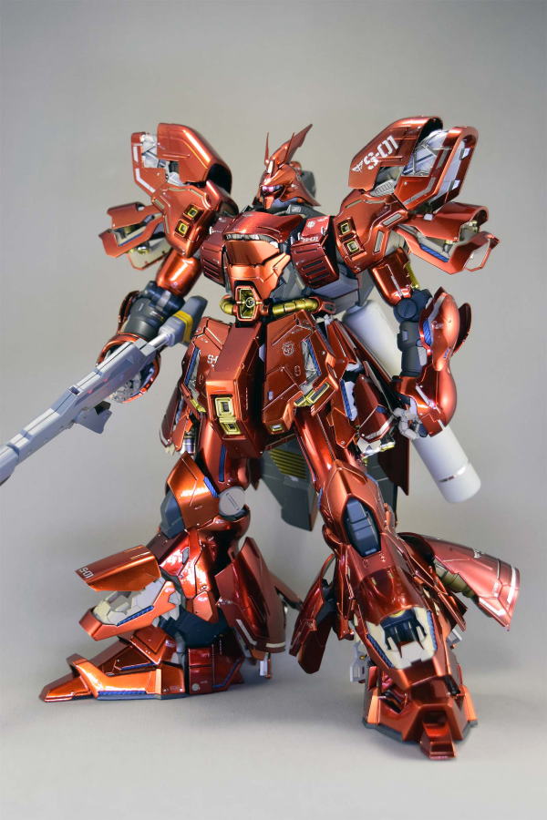 MG V er. ka サザビー キャンディ塗装完成品 MG サザビーVer.Ka完成