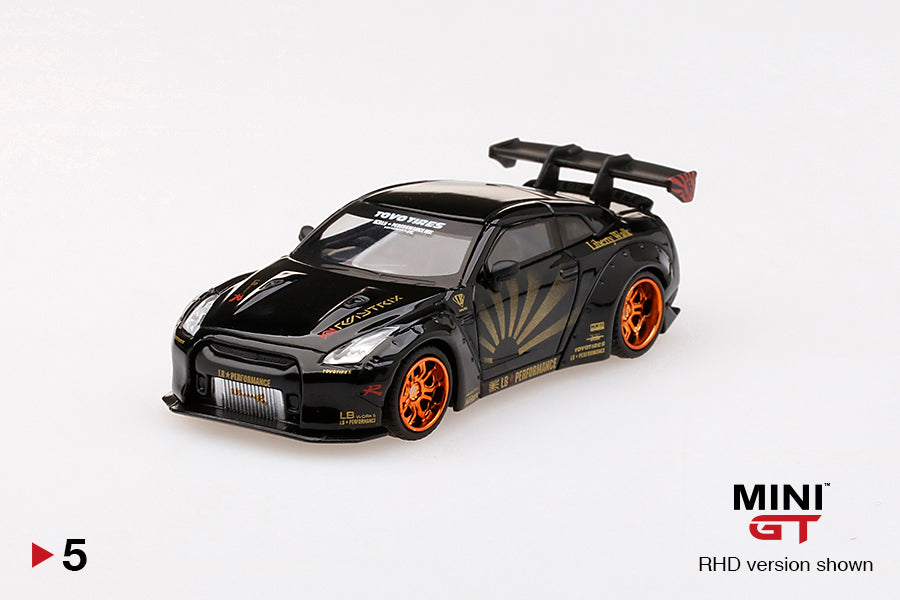 MINI GT LB☆WORKS Nissan GT-R - JPS 140 Nissan GT-R GT Wheels 0