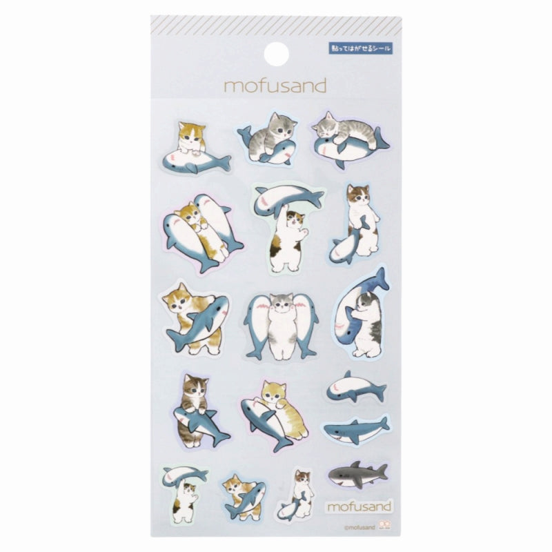 mofusand シートシール(サメにゃん) | mofusandもふもふマーケット
