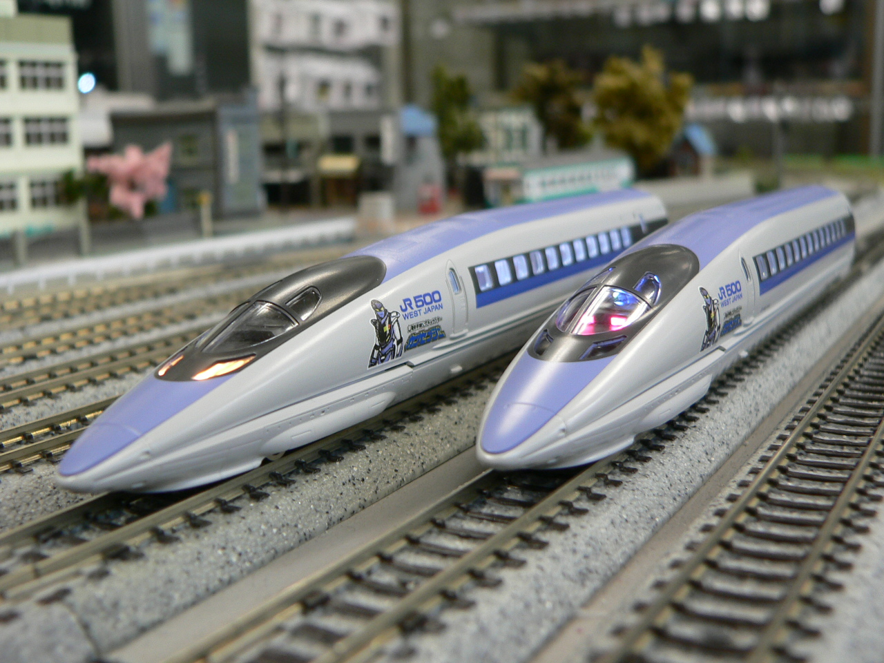 kato Nゲージ 500系 新幹線 全車室内灯付き ヘッドライトLED化 室内灯