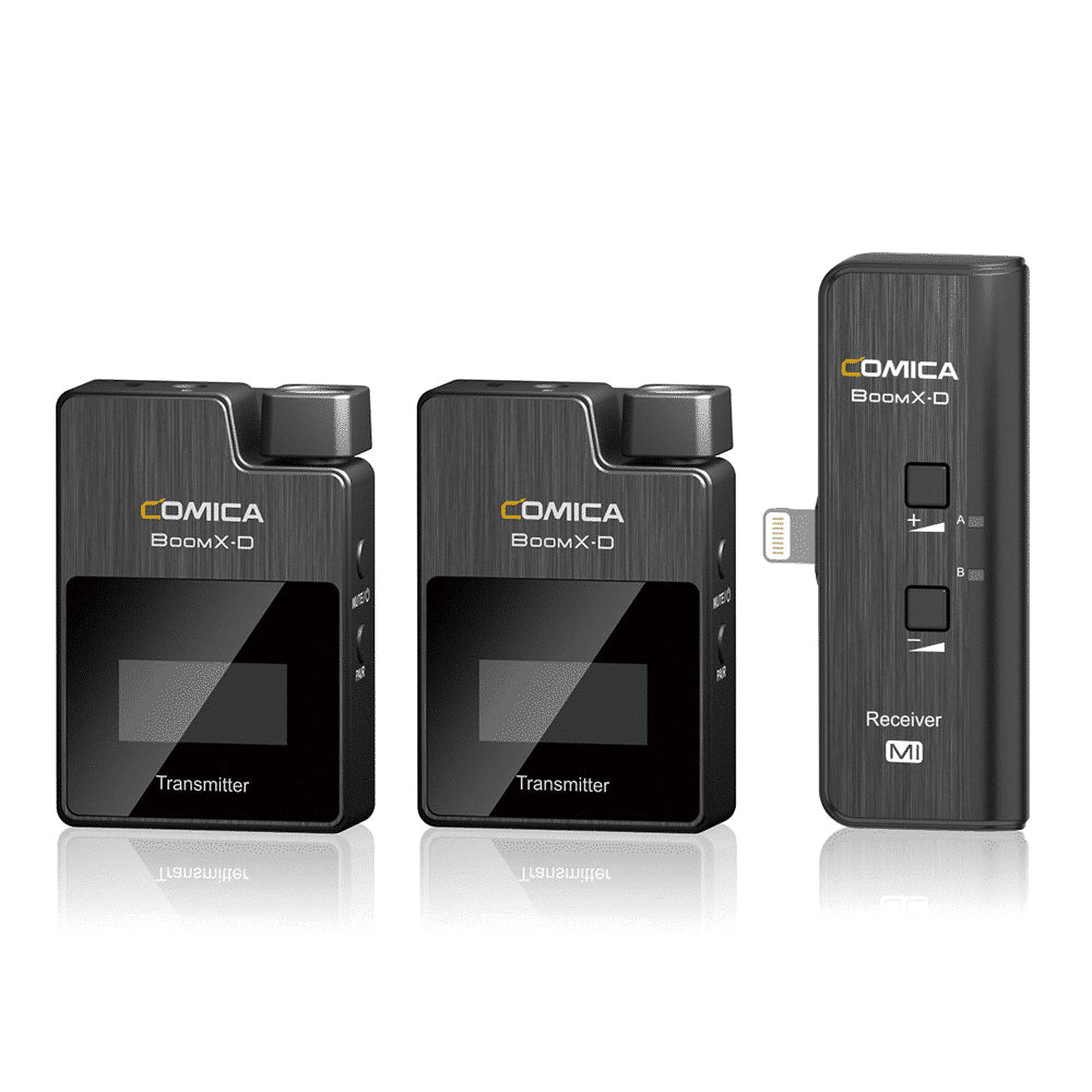 Comica BoomX-D MI2 draadloze microfoon-set voor iPhone | MOJOGEAR