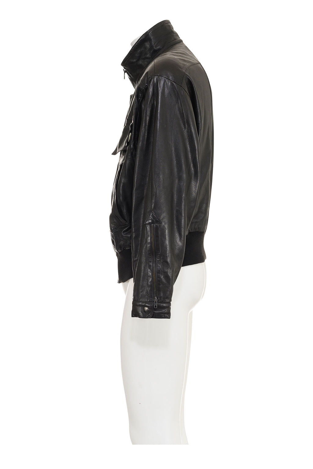 CLAUDE MONTANA VINTAGE LEATHER BLOUSON – MORPHINE.ONLINE