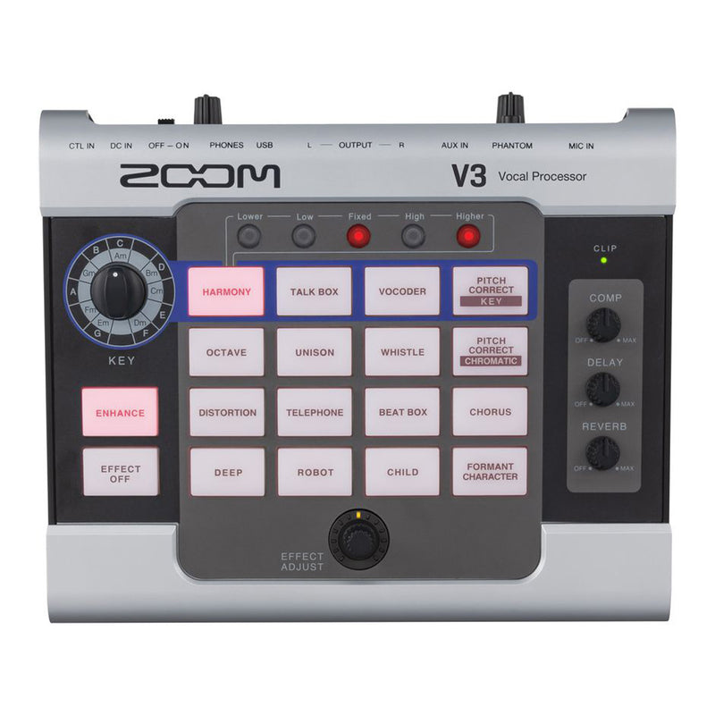 Zoom V3 Vocal Processor – Motor City Guitar