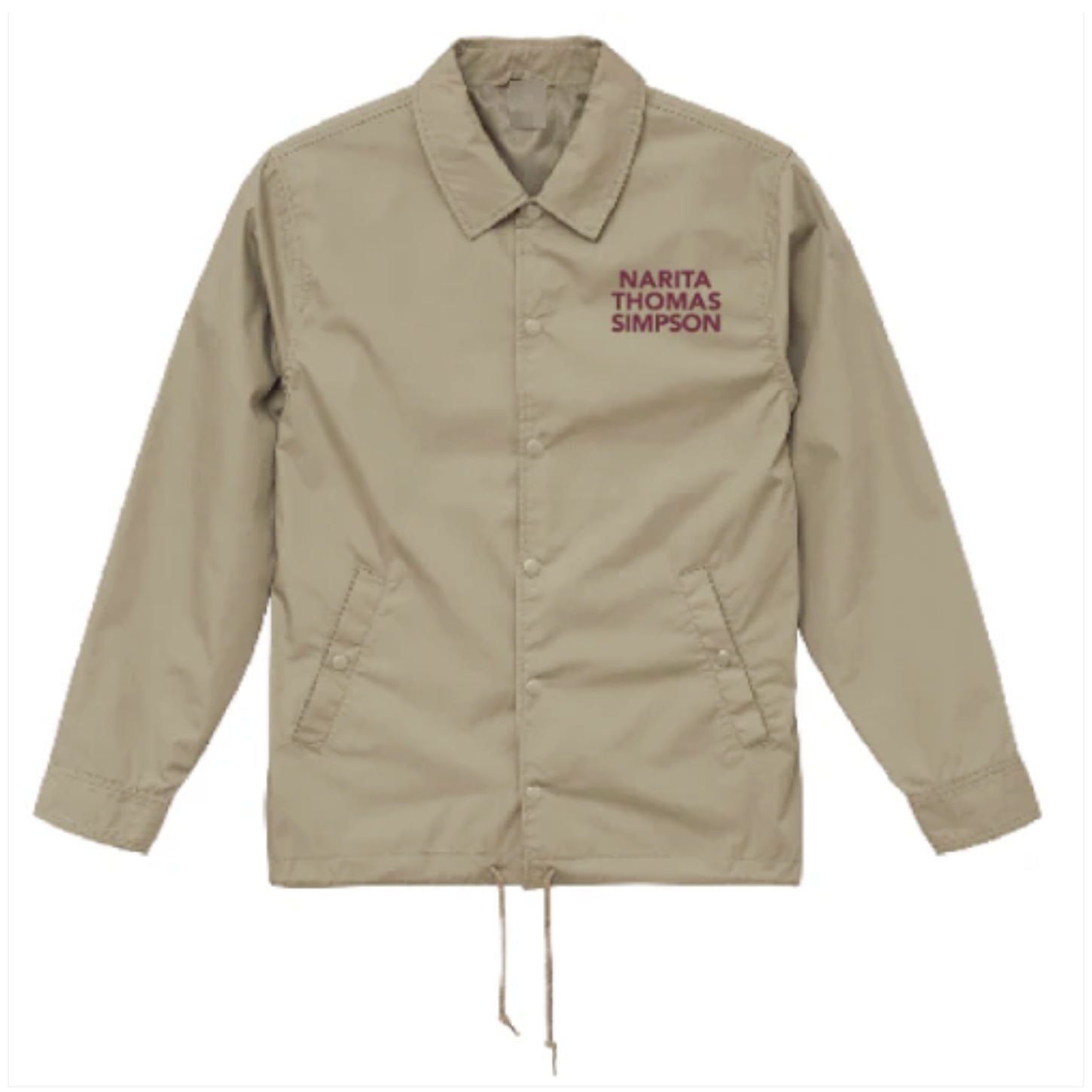 SUPER BEAVER コーチジャケット ベージュ XL 改めて受注生産グッズ①