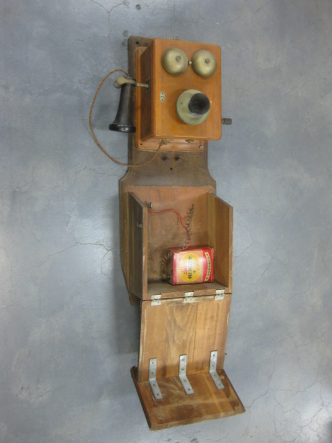 sr0373 デルビル磁石式壁掛電話機 【昭和レトロ百貨店】