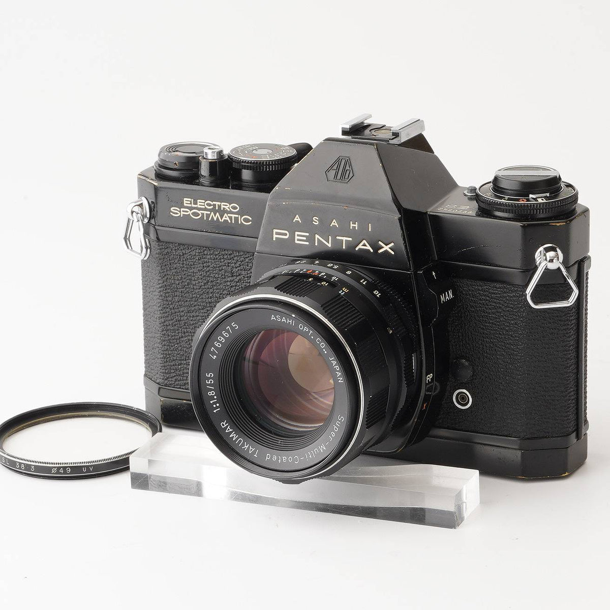 ASAHI PENTAX ペンタックス ES ブラック SPOTMATIC Super-TAkumar 1