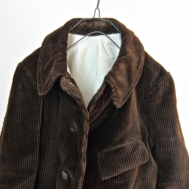 1920-1930 Vintage French Corduroy Hunting Work Chore Jacket