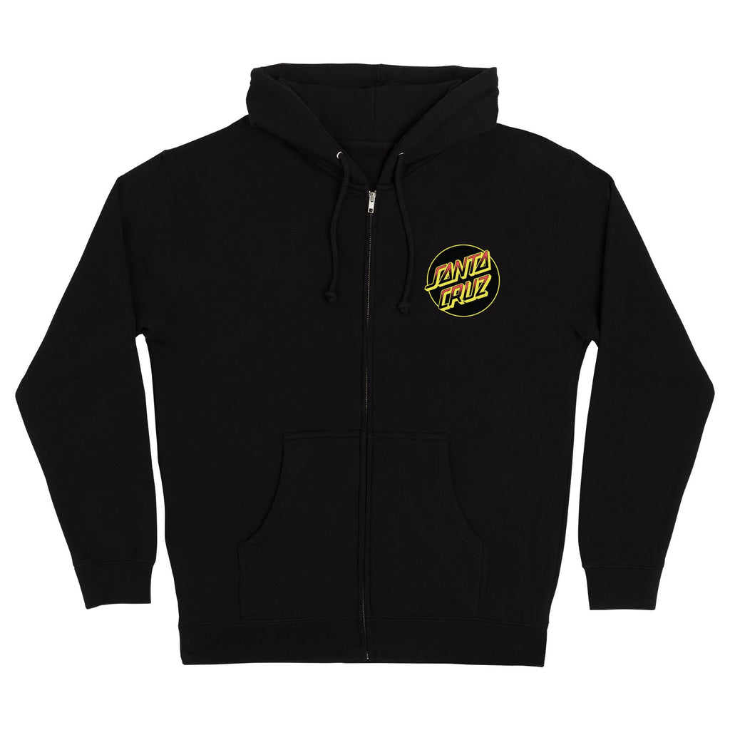 Kendall Wolf Dot Zip Hoodie | Men's Skate Clothing | Santa Cruz