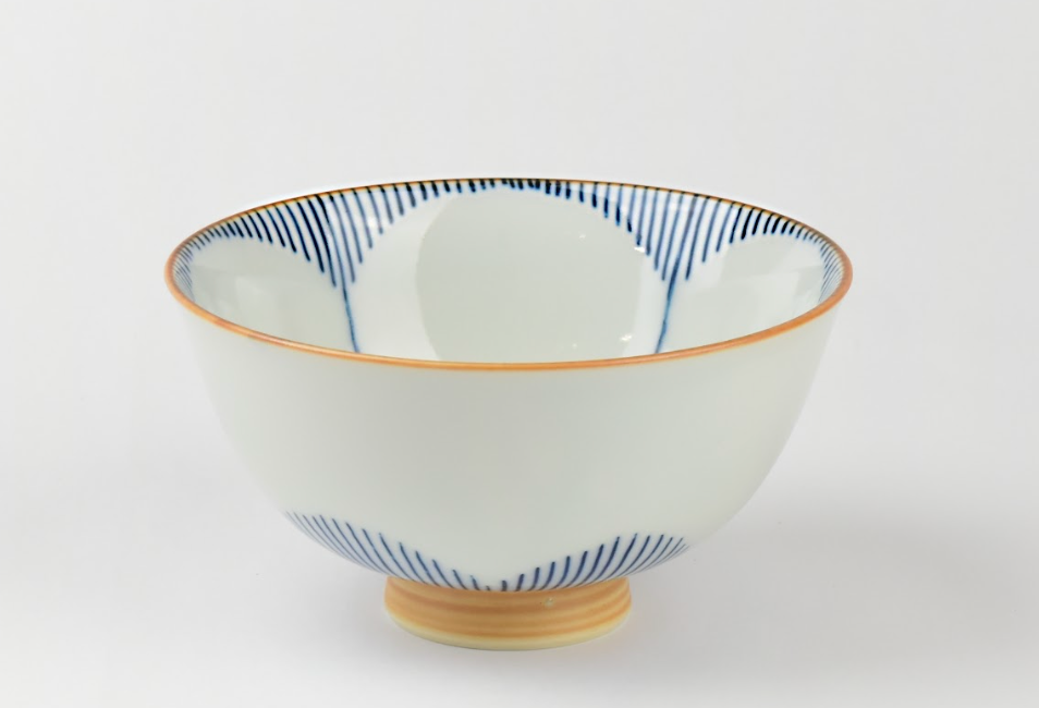 今泉今右衛門(有田焼)茶道具セット 青赤花柄急須と茶碗 有田焼 青藍