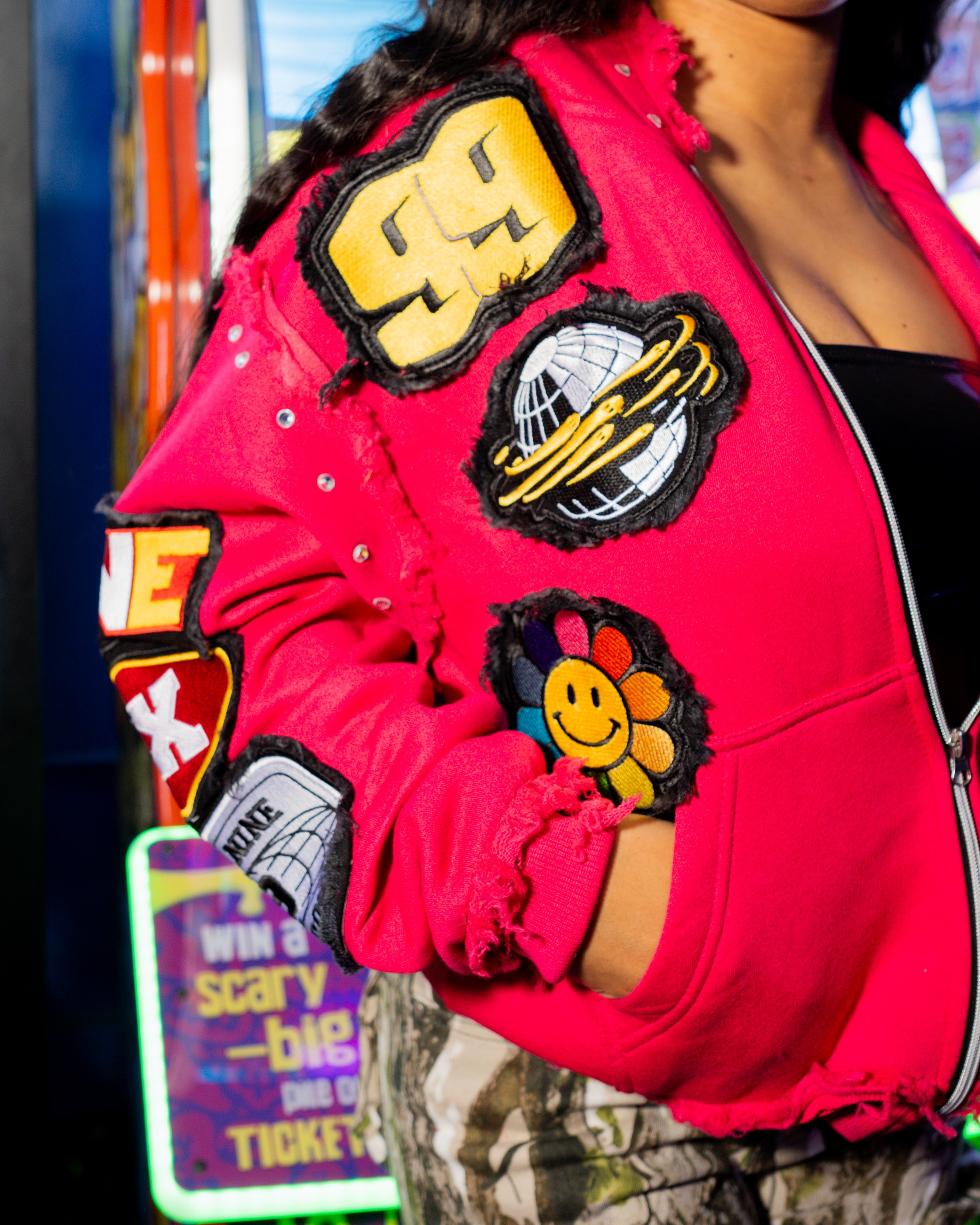 Pink Exclusive Zip Up – Nine Lamarca