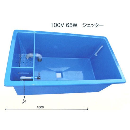 黒いFRP水槽用容器 中 黒いFRP水槽用容器 中
