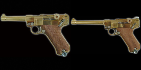 マルシン／ルガーP08（金属モデルガン・発火ブローバックモデル