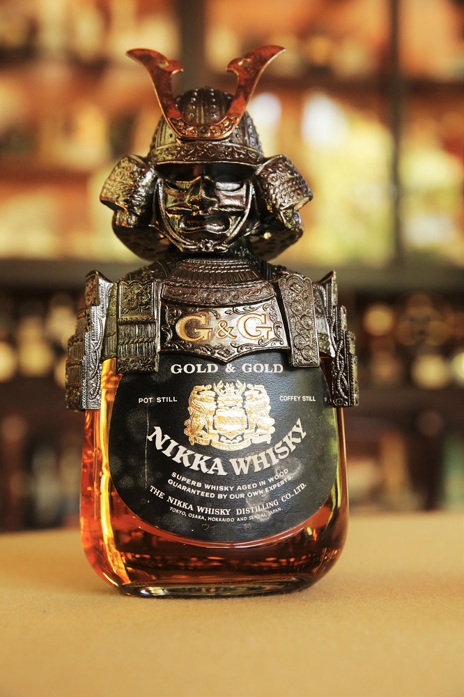 NIKKA WHISKY G&G GOLD & GOLD 750ml 空瓶 将軍 NIKKA WHISKY G&G GOLD