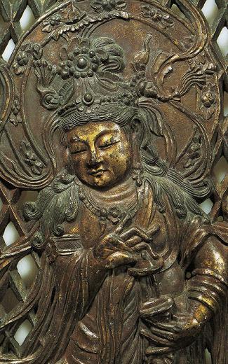 東大寺八角燈籠音声菩薩 拓本