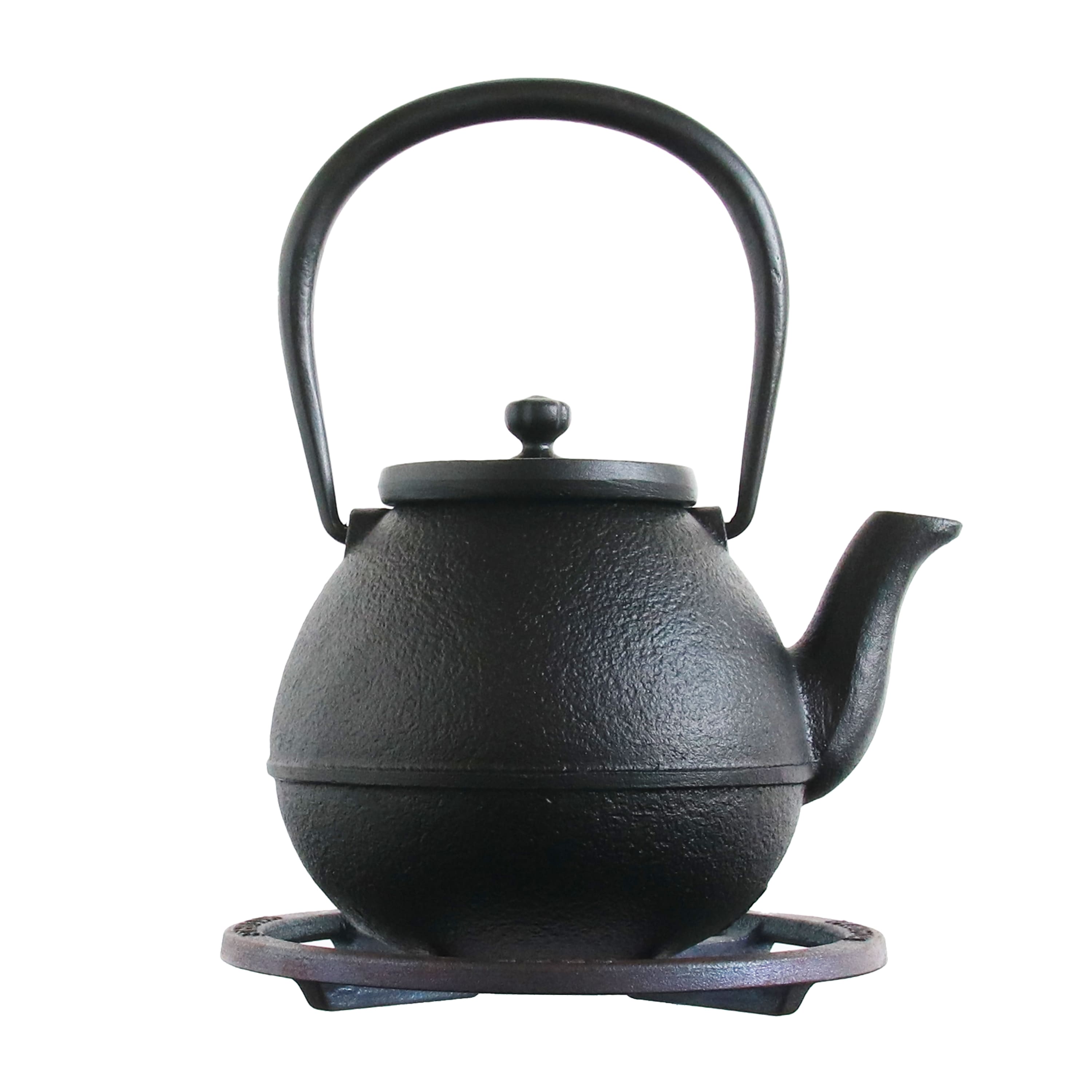 鉄瓶 どんぐり 0.5L・丸形五徳 13cmセット| 南部鉄器の老舗 及源鋳造
