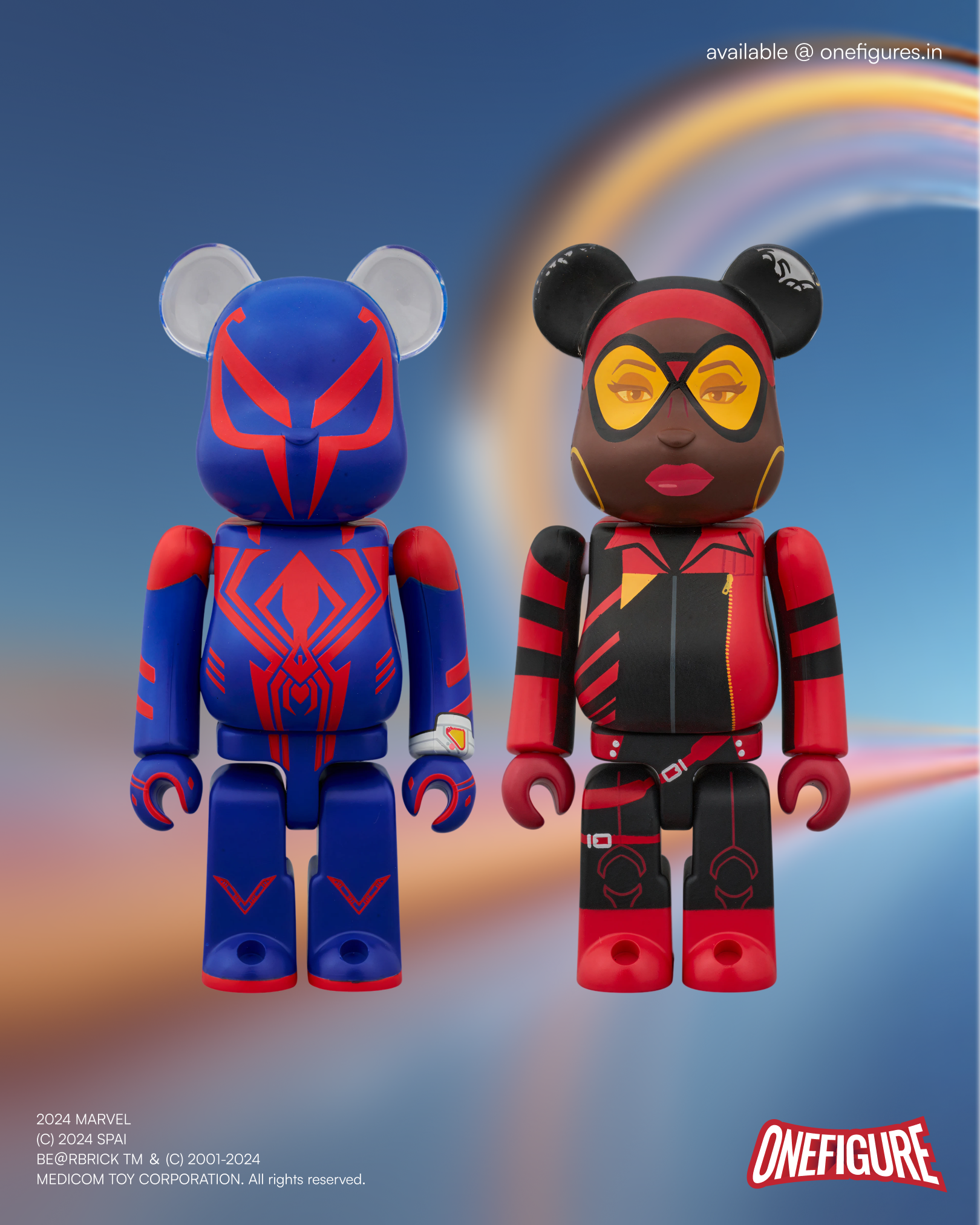 BE@RBRICK SPIDER-MAN 2099 100% & 400% BE@RBRICK SPIDER-MAN 2099