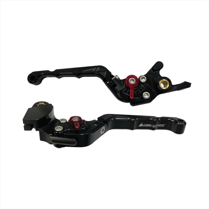 BIKERS(バイカーズ) レバーセット 可倒式 カーブタイプ ブラック K0526