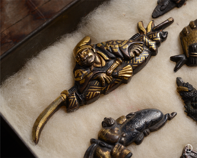 目貫 煙草入れ金具 前金具 帯留 カフス 刀装具 煙草入れ まとめて オ10