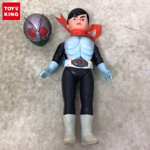 当時物 仮面ライダー怪人 アリキメデス ソフビ ベルト長靴あり 当時物