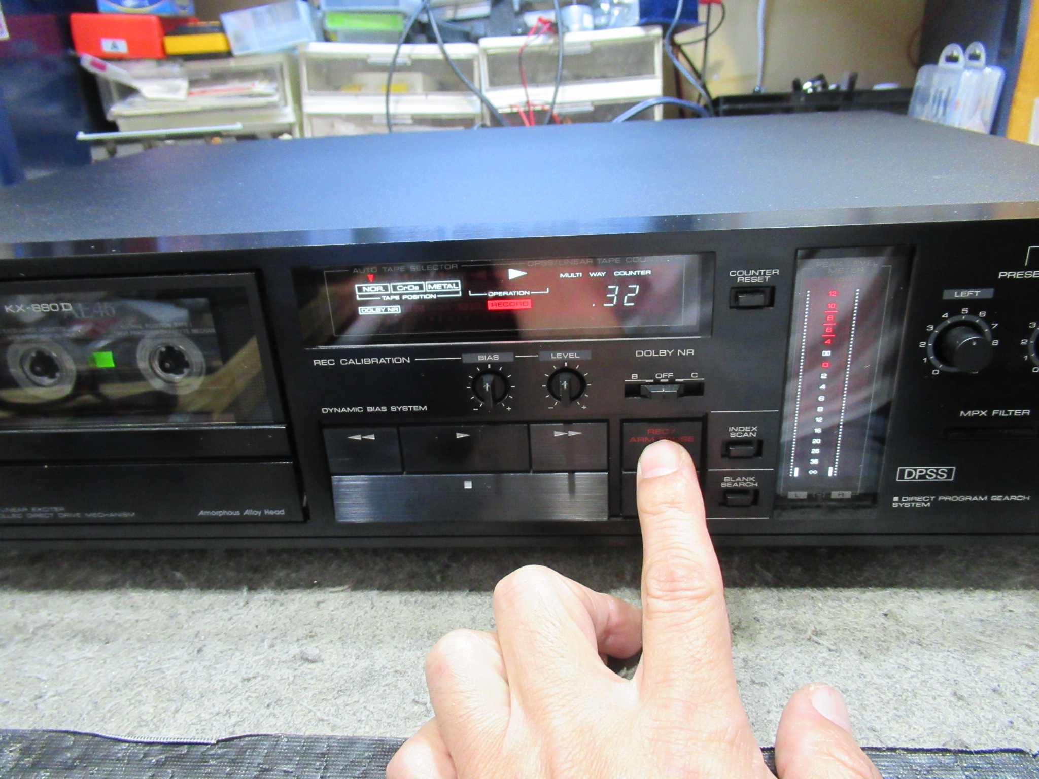 希少 ケンウッドカセットデッキ KX－880D KENWOOD - 希少 ケンウッド