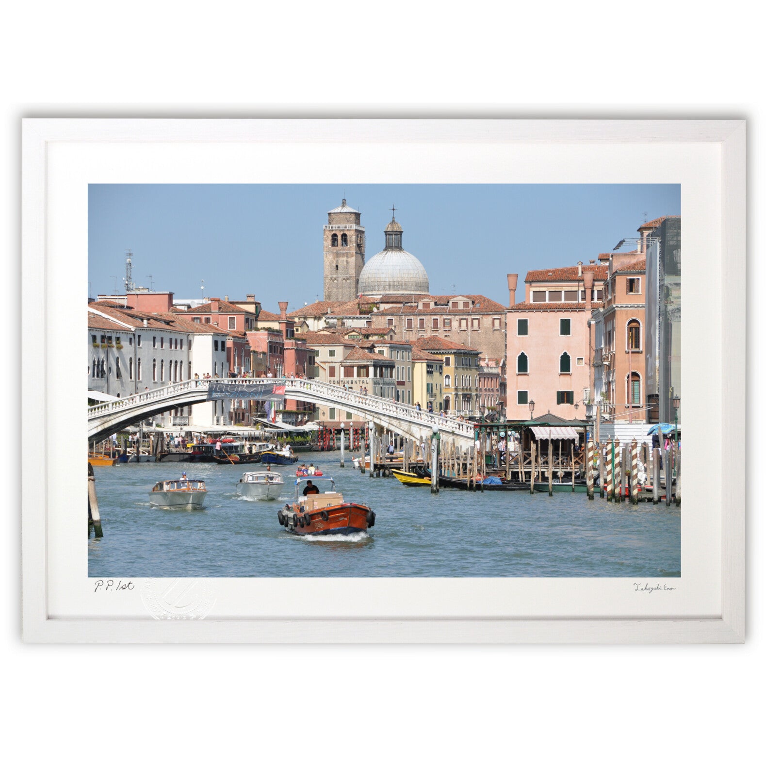 希少！ヴェネチア水の都絵画ビンテージ イタリアヨーロッパ欧州インテリア