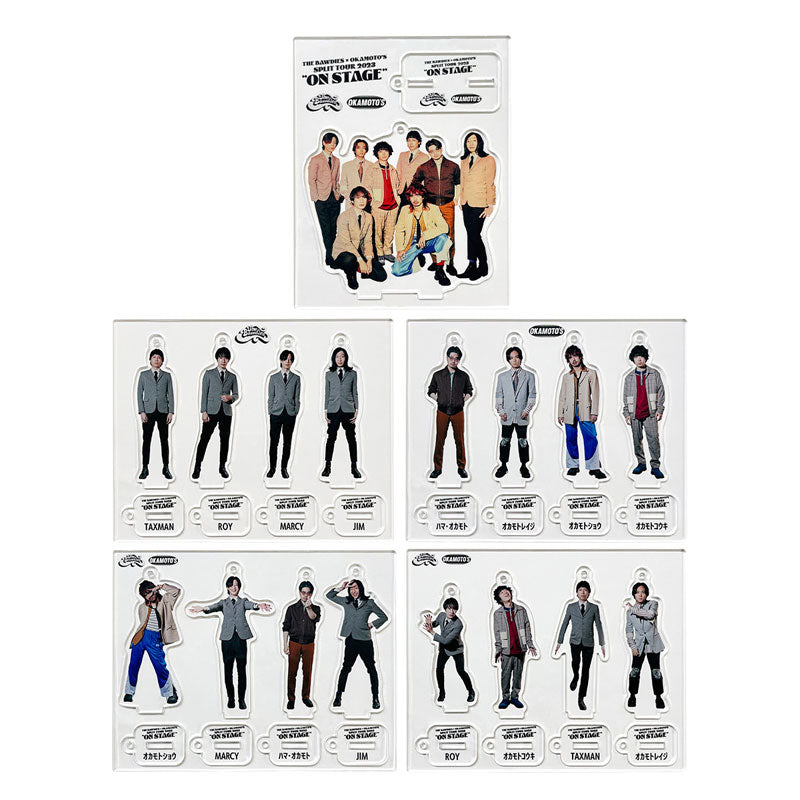 THE BAWDIES × OKAMOTO'S SPLIT TOUR 2023「ON STAGE」アクリルスタンド