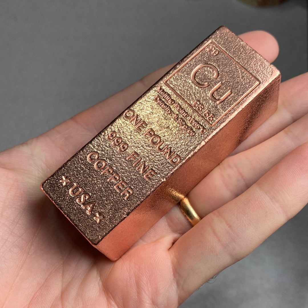 Copper Bar - .999 Fine - 1 LB – A Crystal Journey