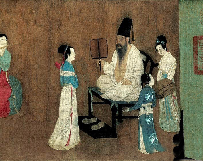 中国十大传世名画之《韩熙载夜宴图》_品迹