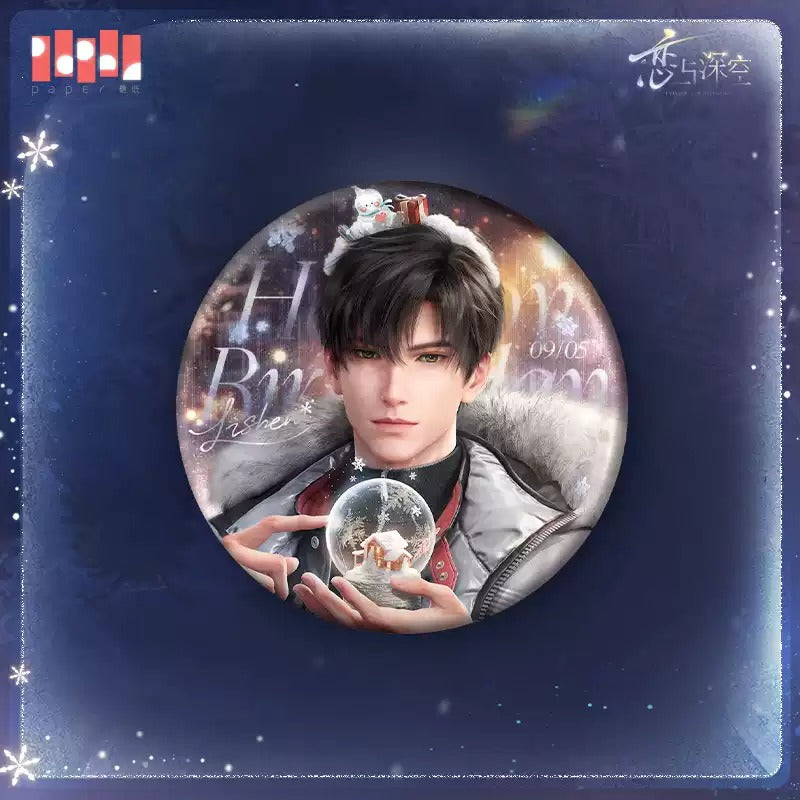 予約】恋と深空 レイ 2025誕生日グッズ 缶バッジB（26年4月以降出荷