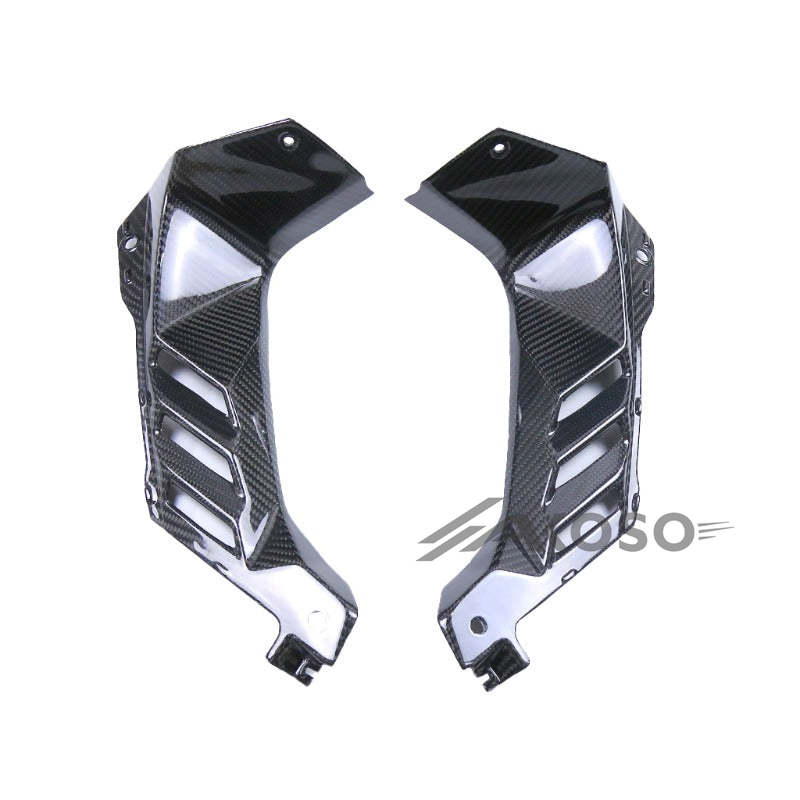 AKOSO 2021-2024 Kawasaki ZX10R ZX-10R Carbon Fiber Dash Panel Side Cov