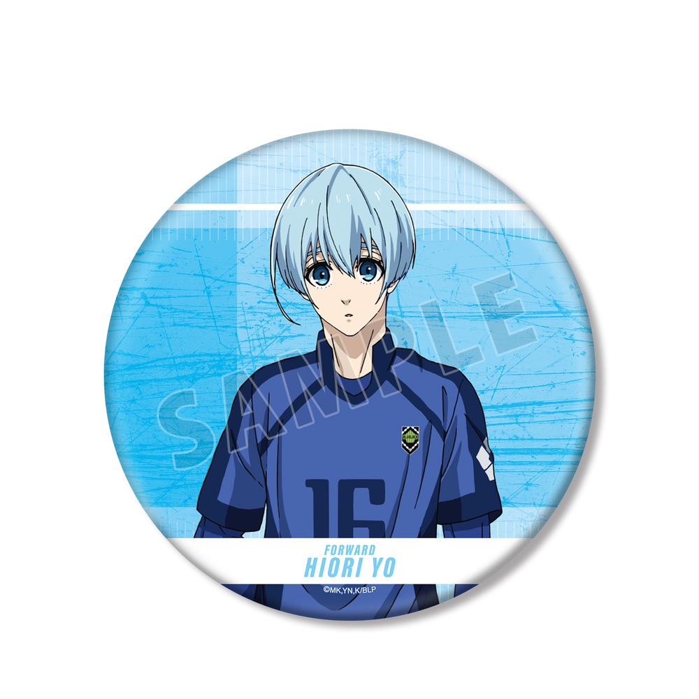 ブルーロック 氷織羊 バースデイ バースデー メタル缶バッジ ブルー