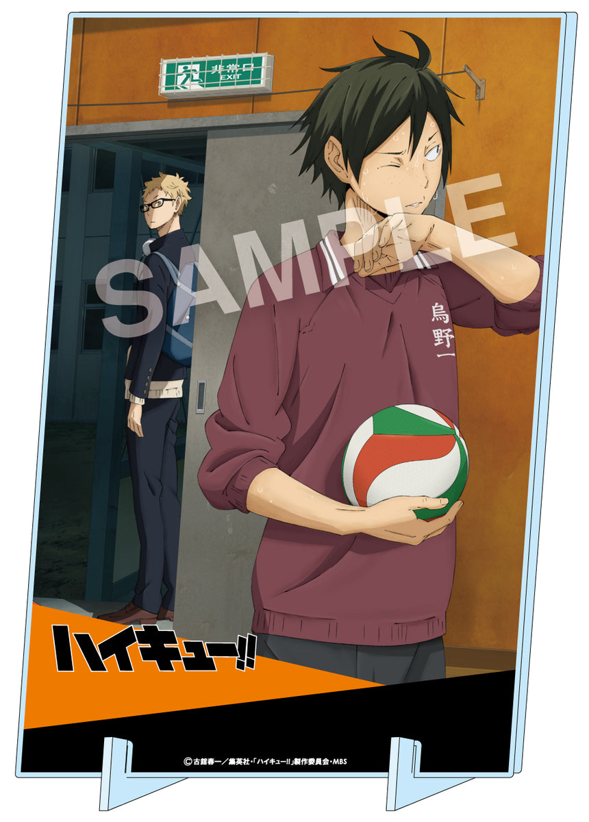 ハイキュー 月島蛍 アクリルミラーパネル ハイキュー展 ハイキュー展