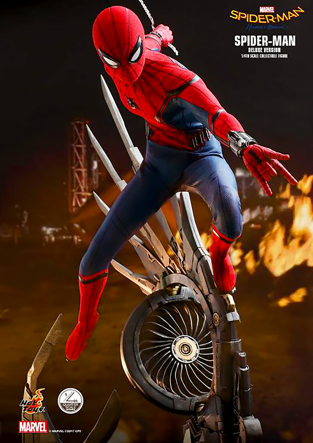 ホットトイズ 1/4 スパイダーマン デラックス版 限定ボーナス
