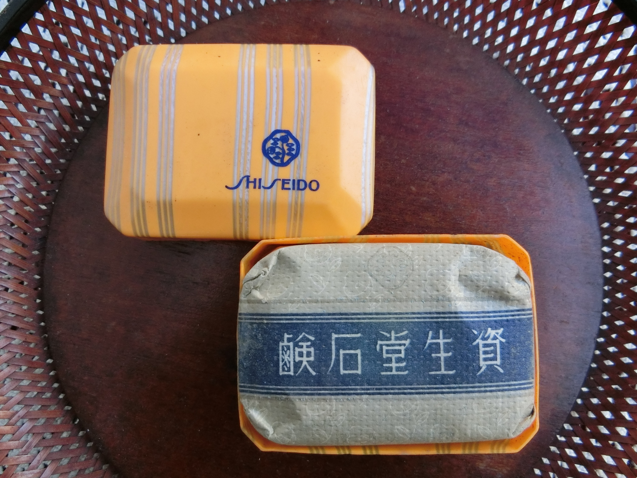 ◇希少 美品 大正1920年代◇資生堂 初期 茶色吹きガラスクリーム瓶 Yahoo!