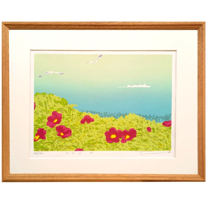 本間武男 運河の街AP Yahoo!オークション - 本間武男 シルクスクリーン