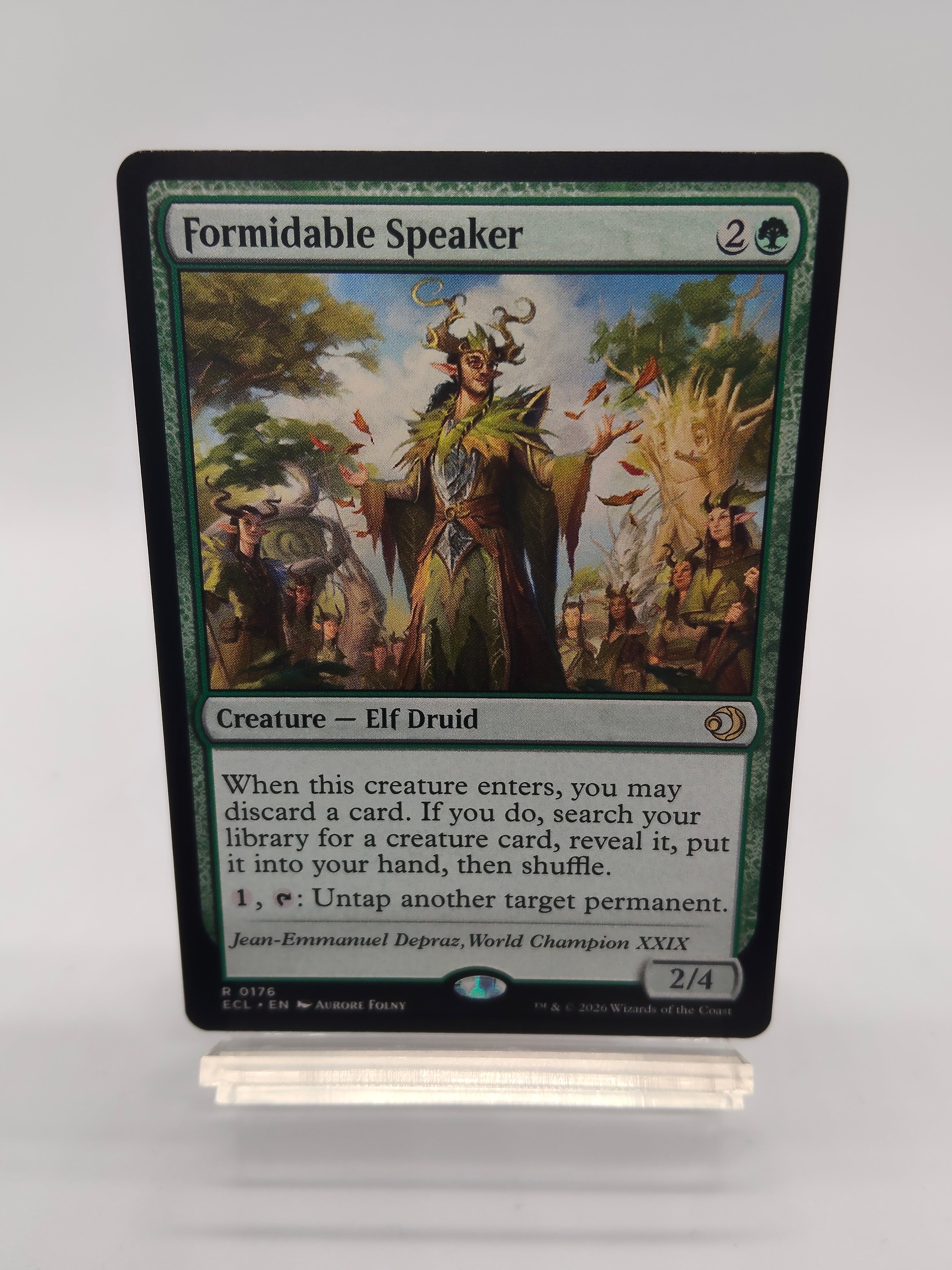 MTG】並外れた語り部 / Formidable Speaker 英語版 ローウェンの昏明