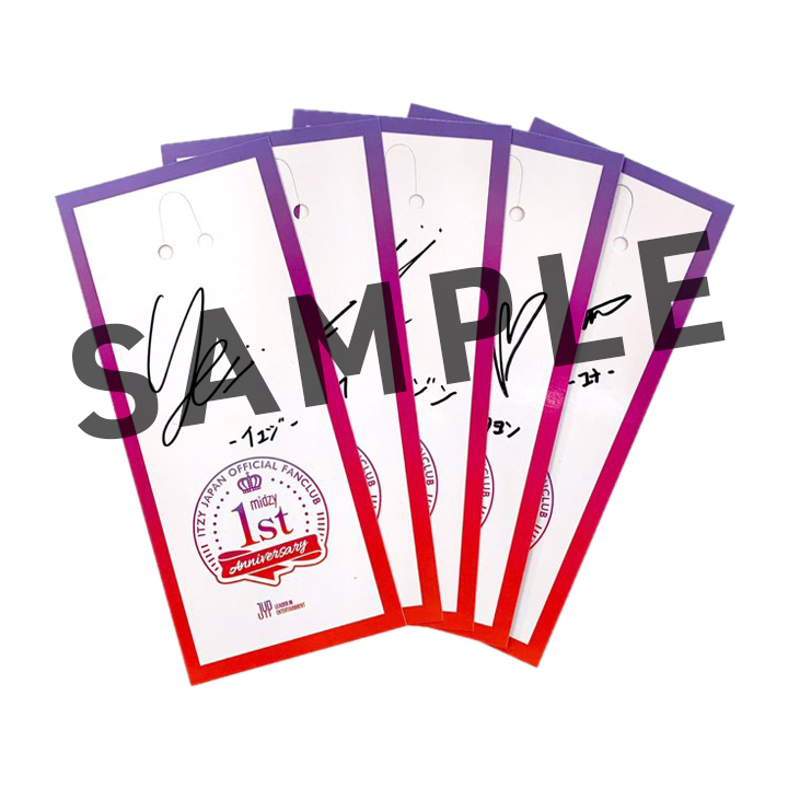 itzy ユナ 直筆サイン入りチェキ midzy 1st anniversary